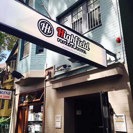 Highfield Private Hotel Sydney Exterior foto
